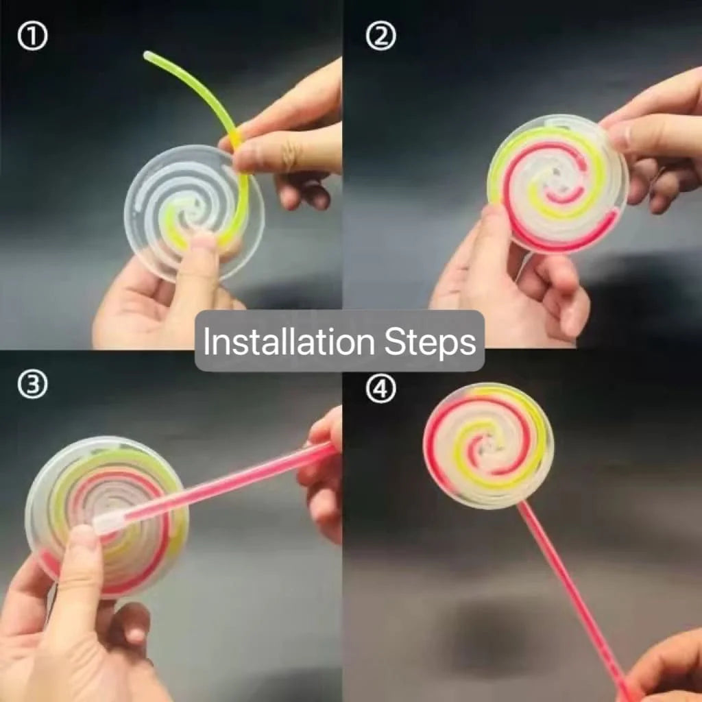 GlowSpin Candy Tray: Mesmerizing Glow-in-the-Dark Entertainment