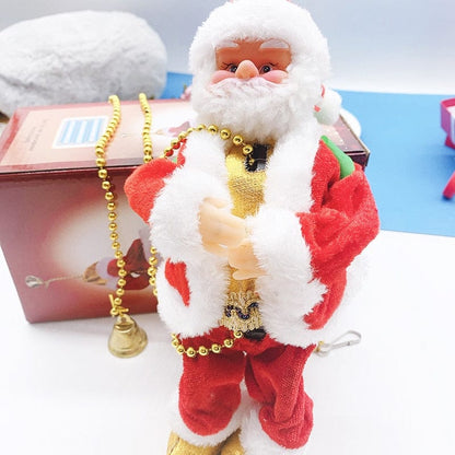 Climbing Santa Decorative Figurine