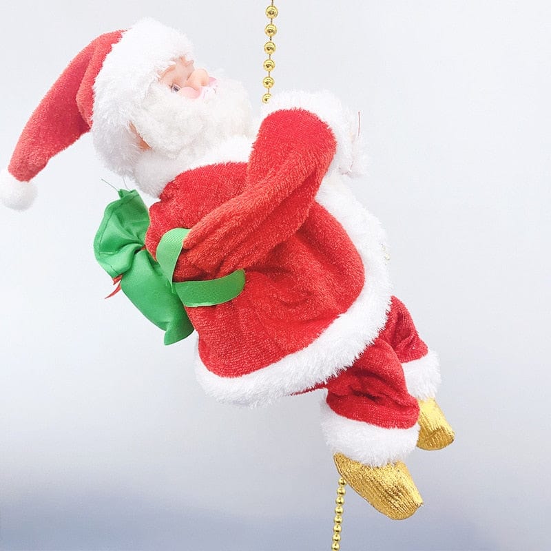 Climbing Santa Decorative Figurine