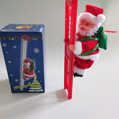 Climbing Santa Decorative Figurine