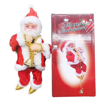 Climbing Santa Decorative Figurine